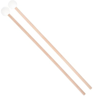 VINTORKY 1 Paar Xylophon Schlägel Hochwertige Holzmallets für Percussion Instrumente Langlebig und Einfach zu Handhaben für Anfänger und Profis Perfektes Zubehör für Marimba und
