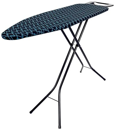 Cecotec Tabla de Planchar la Ropa 110x33cm StrongBoard 100 Mumbai. Funda Compuesta Algodón 100% y Resistente al Calor, Estructura Resistente hasta 5Kg, Patas Estables, Altura Ajustable hasta 89cm