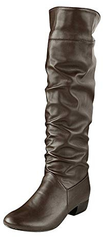 Generisch Chelsea Boots Damen Absatz Overknees Stiefel Damen Lack, Langschaft Stiefel Herbst Winter Reitstiefel Mode Monkstrap Schuhe Winterstiefel Casual Übergangsstiefel Damenstiefel Schlupfstiefel