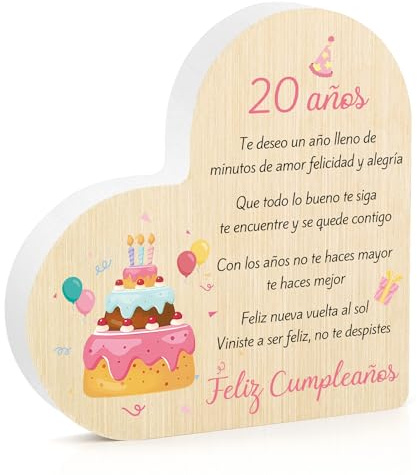 Yeeaulpa Regalo Chico 20 Años Decoración Mader Regalos Hombre Cumpleaños Regalos Cumpleaños Mujer Originales Ideas Personalizados Cumpleanos Calendario de Adviento Reyes Regalo Navidad Reyes