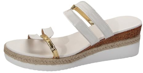 Eauptffy Zapatos de verano para mujer, cómodas sandalias de senderismo con plantilla de corcho, zapatos de playa con plantilla antideslizante, sandalias elegantes para exteriores, sandalias peeptoe, O