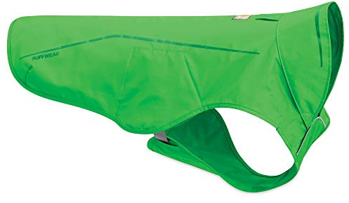 Ruffwear Wasserdichte Regenjacke für Hunde, Miniatur-Hunderassen, Größe: XXS, Grün (Meadow Green), Sun Shower, 05302-345S2