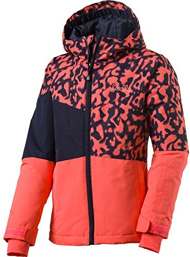 Firefly Veste Bibiana Fille, AOP/Navy Dark/Red Li, FR : XXS (Taille Fabricant : 140)