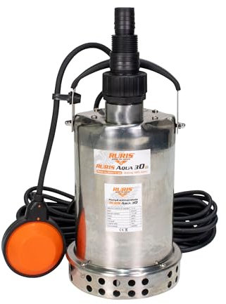 RURIS POWER FOR NATURE QDS550D - Pompe Submersible Aqua 30 -Eaux Clairs - 550W Avec Flotteur Débit 8,5m3/h - Décharge 7,5m-Cuivre Ruris