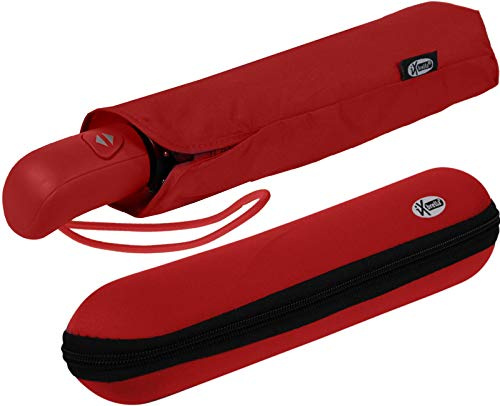 iX-brella first class – Regenschirm mit Etui - stabil groß sturmfest