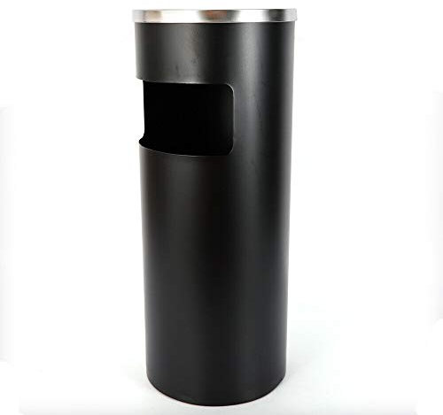 OUKANING 30L Round Mülleimer Standascher Mülleimer Edelstahl Mülleimer für Hotel Gewerbeabfalleimer Abfalleimer Küchen Mülleimer 62 cm