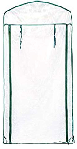 Gewächshausabdeckung | Abdeckhaube Für Folien Gewächshaus | Transparent Anzuchthaus Ersatzfolie | Korrosionsbeständige wasserdichte PVC Pflanzen Warmhouse Cover
