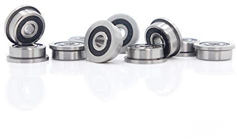 F623-2RS Lager 3x10x4mm Flansch Miniatur F623-RS Deep Groove Kugellager F623RS für VORON 3D Drucker (Pick von 10Pcs)