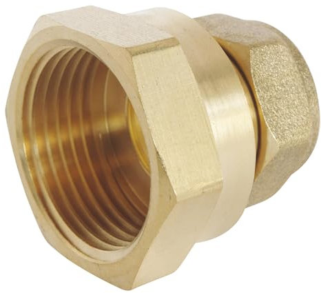 SOMATHERM FOR YOU - ottone accoppiamento anello d'ottone di compressione - tubo di rame Ø14 - Femmina 20/27