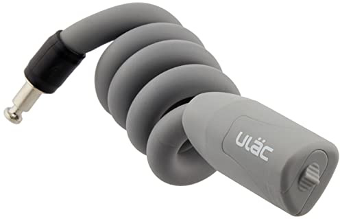 ULAC - Lucchetto per cavo modulabile AVENIR con chiave | Include 2 chiavi a punti | Compatto e modellabile | Senza staffe | Serratura ABS | Sicurezza affidabile
