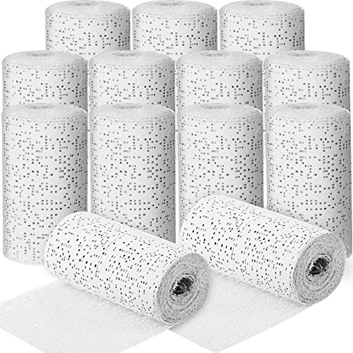 Treela Plaster Cloth Rolls Gauze Bandages Rolls Strips for Belly Casts, Scenery Molds, Mask Making, Art Projects, Body Casts, Craft Supplies(4 Inch x 59 Yard)