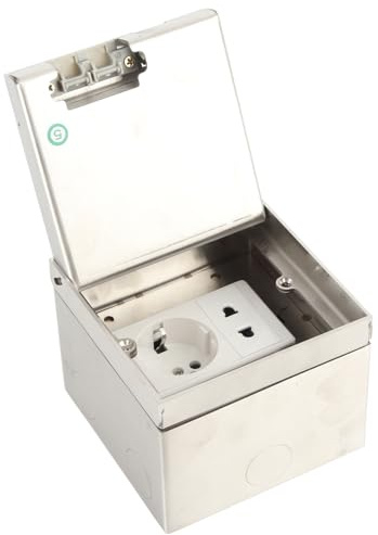 Presa di Corrente da Incasso, Presa di Corrente da Pavimento AC250V Impermeabile per Hotel
