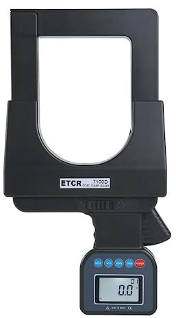 QDTimes ETCR7100D large-caliber clamp-type leakage current meter Fully automatic clamp meter DC 0.0A-2000A AC 0.0A-1000A