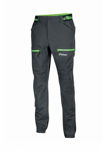 U-Power | Pantaloni da Lavoro Uomo Horizon, in Tessuto Stretch, vestibilità Jogging, Elasticizzato, 90% Nylon 10% Spandex