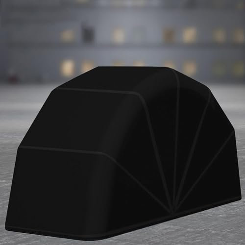 Garage pieghevole per moto, rimessa per auto mobile pieghevole semiautomatica esterna per moto, facile da installare e riporre, ventilato e traspirante (Black 3.5 * 1.9 * 1.9m)