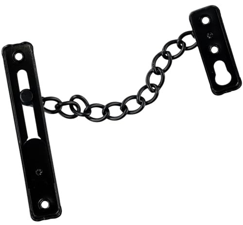 YGLEEULI Türkette Sicherheitstürkette, Riegelbolzenbegrenzer, Edelstahlschlüssel, Diebstahlsicherungskette, Hoteltür, Anti-Lock-Kette, Türzubehör