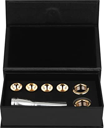 Funien Brass Silver Plated Trumpet Mouthpiece 3C 2C 2B 3B Horn Mouthpiece Trumpet Part for Beginners and Professional Players