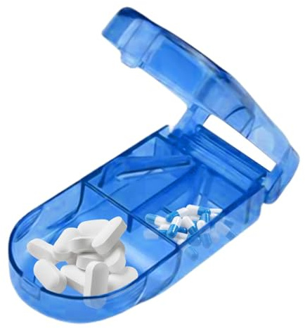 Reise-Pillenteiler - Portable Pillenteiler-Schneider | Tragbarer Reise-Tablet-Splitter, Verschleißfester Pillenspalter, Werkzeug Für Reisen, Alltag, Outdoor Travel And Hiking Accessories