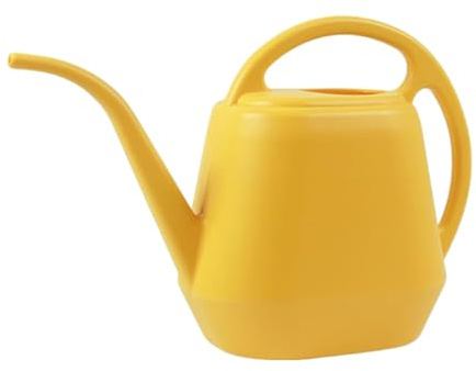 Annaffiatoio da 4 litri, piccolo giardino con manico comodo, beccuccio lungo per interni ed esterni, con beccuccio lungo