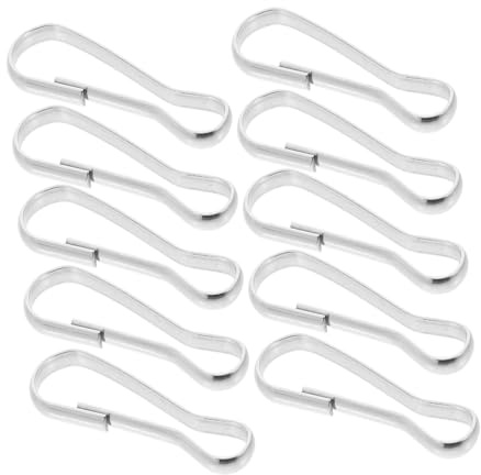 VICASKY 10 Ganci in Acciaio per Amache Animali Domestici da Ganci Molla Resistenti e Versatili per Sospensione Sicura Facili da Installare per Domestico e Accessori Pet Hammock