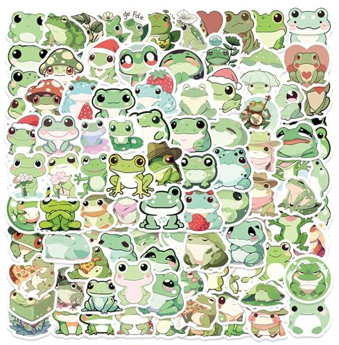100Pcs Animal Sticker for Water Bottle Laptop Pen Case Cartoon Animal Stickers Motivational for Children Teacher Reward Children