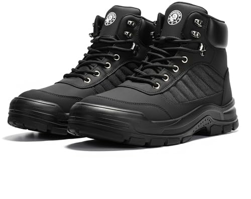 ANGRYRAM Safety Boots for Men Women Steel Toe Cap Trainers Safety Trainers