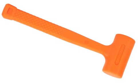 ZASCHMOY Práctico Martillo de Goma de PVC, Herramienta de Instalación de Cara Suave de 0,5 Libras, a Prueba de Golpes, Ergonómico, a Prueba de ácidos y álcalis, Perfecto para Petroquímica y Minería