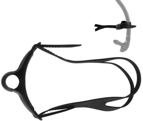 Huvudband för Snorkling Justerbar Och Universell Med Hög Elasticitet I | Justerbar Universell Luftslangrem Användbar för Simning, Semester, Dykning, Fitness, Träning, samt för Utomhus och
