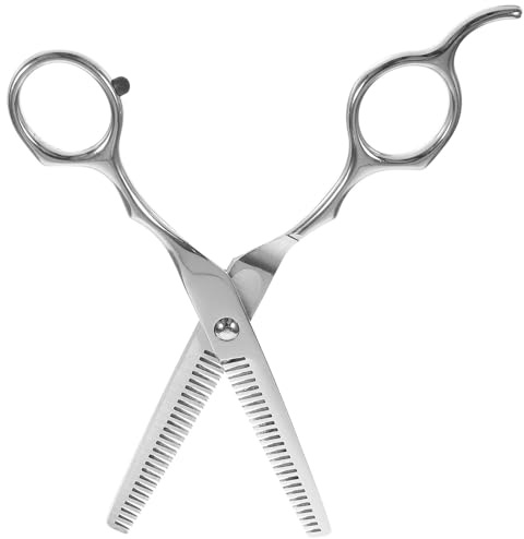Ciseaux de Salon Effileurs Double Face en Acier Inoxydable 17 Cm Plusieurs styles