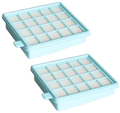2x HEPA-Filter Abluftfilter für Philips PowerProCompact FC8474/01 FC8477/91 FC9324/09 PowerProActive FC8631/71 FC8634/11 FC8631/61 FC8631/01 FC8634/01