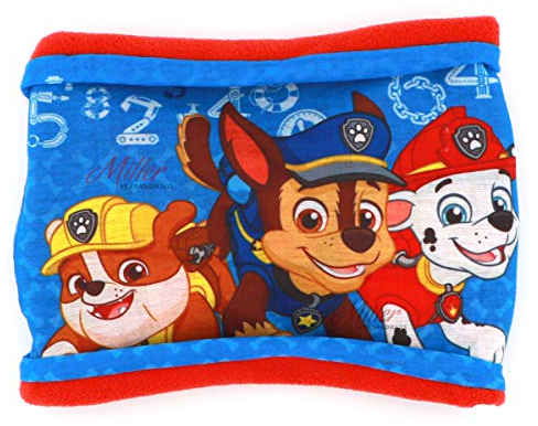 Sun City Paw Patrol Schlauchschal für Jungen mit Rubble, Chase & Marshall, blau/rot