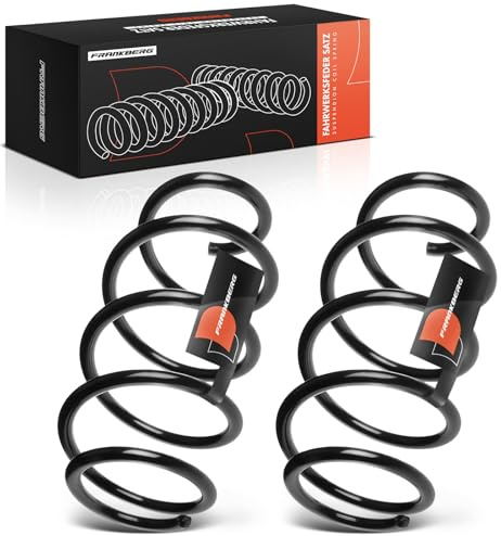 Frankberg 2x Federn Fahrwerksfeder Vorderachse | Kompatibel mit A3 8P1 2003-2012 A3 Sportback 8PA 2004-2013 1.8L-2.0L Schrägheck Replace# RH3353