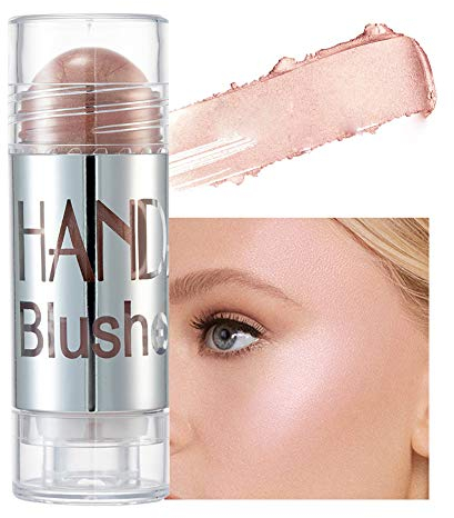GL-Turelifes Blush Stick Blush Cream Feuchtigkeitsspendende, Highlighter & Trimmen Rouge Pen, Glanz- und Stimmungsaufhellendes Rouge Stick Wangen Make-up (#2)