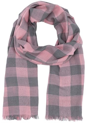 LINDENMANN Halsduk dam hallon/damhalsduk tunn 100 % bomull, damhalsduk hallon, ROSA, En Storlek