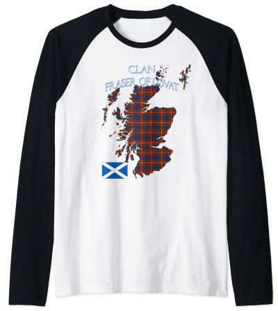 Fraser of Lovat Schottischer Clan Tartan Schottland Raglan