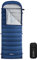 ATEPA Elements 600 Daunen-Schlafsack für Rucksackreisen, Leichter 3-in-1-Schlafsack für kaltes Wetter, rechteckig, breit, mit Kompressionssack für Wandern und Camping, Komfort 4 °C, Navy