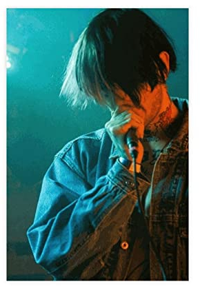 Lil Peep Rapper Poster (9) Leinwandposter, Schlafzimmer-Dekor, Sportlandschaft, Büro, Raumdekoration, Geschenk, ungerahmt, 30 x 45 cm