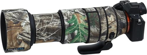 Rolanpro Custodia impermeabile mimetica per Tamron 150-500 mm f5-6.7 Di III VC VXD (A057), copertura antipioggia, custodia protettiva per obiettivo, #27 Jungle Camo impermeabile