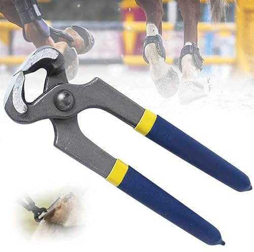 HEAXIY 8-Zoll-Hufschneider für Pferde, Professionelle Hufschneidewerkzeuge für Pferde, Mehrzwecktrimmer, Pferdemesser, Huf für Schafe, Schweine, Rinder, Pferde