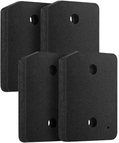 4-Pack Tumble Dryer Sponge Filters, 207 x 157 x 30 mm, Compatible with Miele 9164761, for Heat Pump & Condenser Dryers