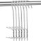5 ganci per affumicatura, in acciaio inox, per appendere pesce affumicato, carne, salsiccia (21 cm)