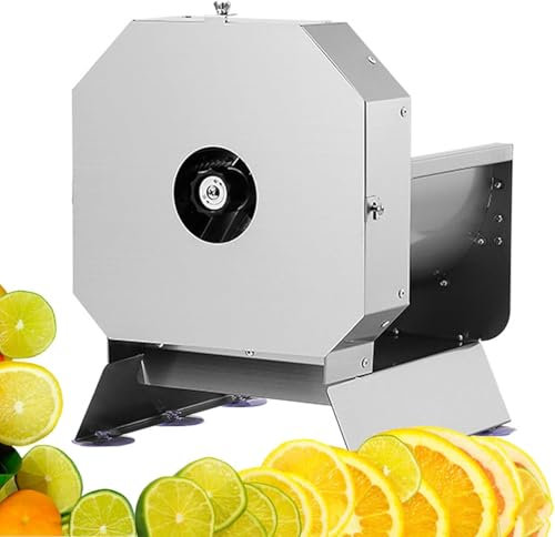 0-10mm Cortador de Verduras,Cortafiambres Eléctrico,Cortafiambres rápido con cuchillas de acero,Grosor ajustable,corte uniforme,ventosas para una fijación segura para Cortar Fruta Patata Limón