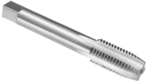 sourcing map Hand Plug Tap M16 x 2 H2 Metric Thread Plug Style Taps Straight Flute Screw Tapping Threading Tool 9CrSi Alloy Tool Steel