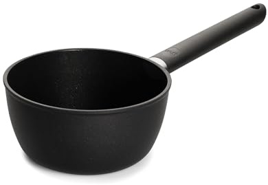 WOLL – Eco Lite QXR Stieltopf Ø 18 cm, 2,0 l mit festem Stiel – Antihafttopf Diamond-QXR Versiegelung – PFAS-frei - Recyceltes Aluminium, Induktion, backofenfest