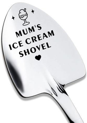 Mum Ice Cream Shovel Spoon Gifts for Mummy Mum Birthday Christmas Gifts for Mum Mom Retirement Gifts for Mama Mam Ice Cream Gift for Mummy Mum Gifts from Daughter Son Mummy Mum Spoon Gift