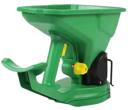 EGUIAS épandeurs de Jardin Épandeur de semences portatif de 1,5 L, Petit semoir Manuel pour pelouses, fermes, engrenage réglable Fournitures de Jardin