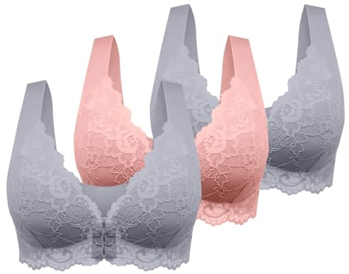 Cocila Confezione da 3 Reggiseni da Donna Senza Ferretto, Sottile Estivo Ice Comfort Top Donna Reggiseno Schiena Scoperta Tezenis Morbido di Base per Grandi Taglie Forti (M, M)