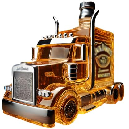 BUSAED Decantador de Whisky Coche Clásico 300 ml – Botella de Vidrio Modelo de Coche para Barra del Hogar, Oficina, Decoración de Restaurante y Regalo para Coleccionistas