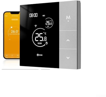Thermostat WiFi pour chauffage au sol, thermostat d'ambiance programmable avec contrôle pour application Tuya, chauffage électrique au sol (1)