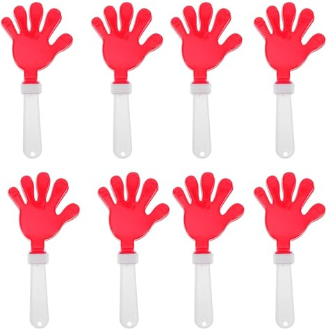 SWOOMEY 8 aplausos para animadoras - Generadores de ruido para aplaudir - Aplausos para fiestas - Suministros para animar al público en festivales, desfiles, fútbol y béisbol